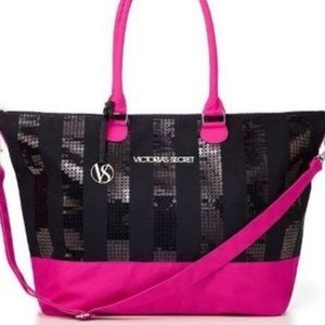 Victoria’s Secret sequin tote weekender